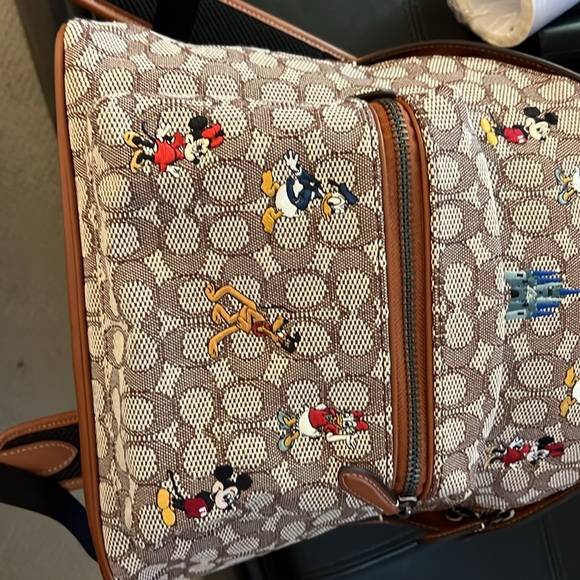 Coach-Disney 50th Anniversary Edition Signature Print Backpack - Picture 7 of 8